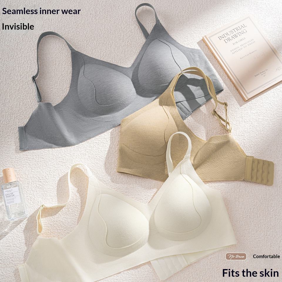 T Shirt Bra Seamless - Nahtloser BH für Damen, kabellos, unsichtbar,