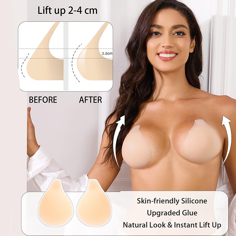 1/2 Paar klebrige BHs für Dame – Strapless Bra Adhesive Bewertung und Preis