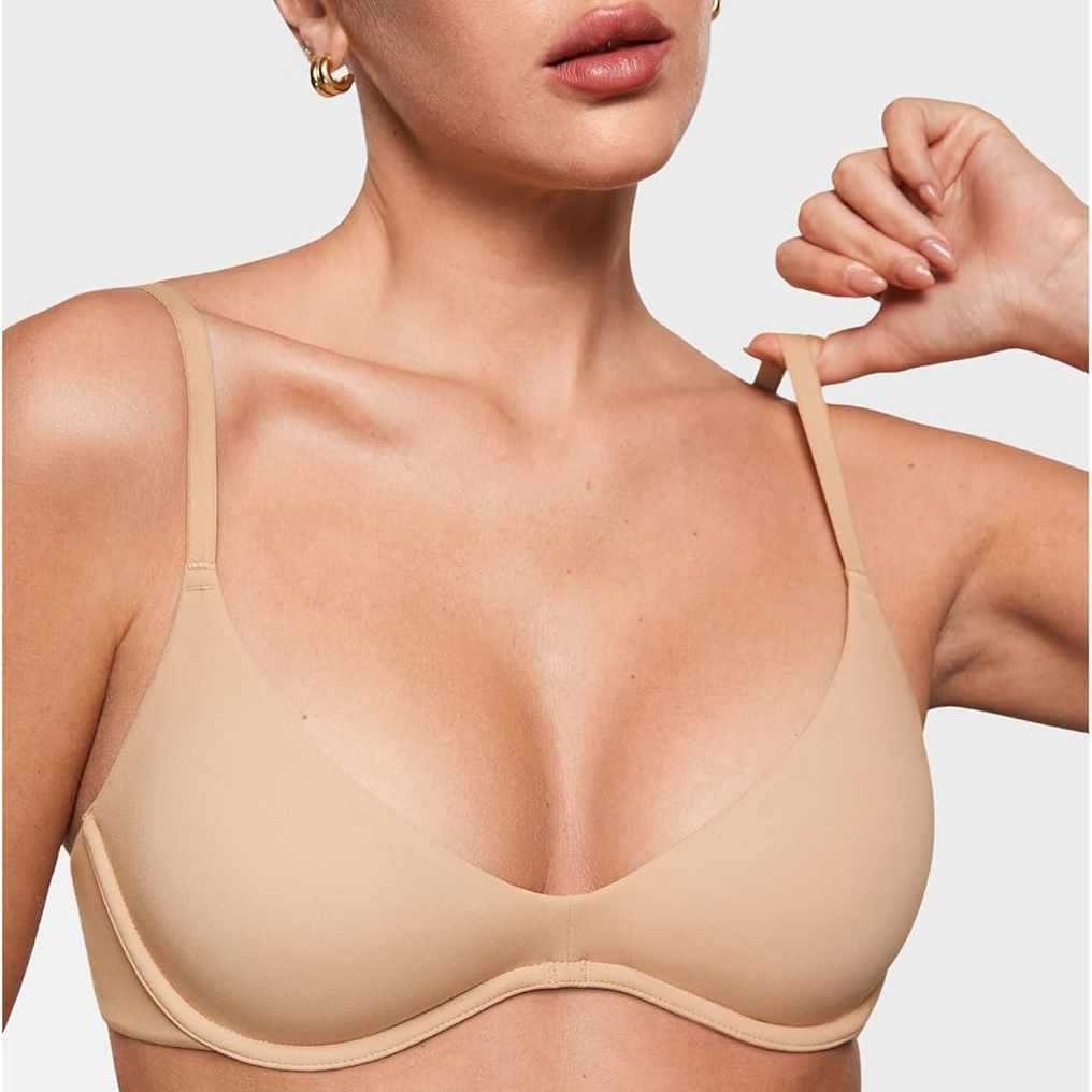 Damen-BH mit tiefem V-Ausschni – Wirefree Bra Comfort Bewertung und Preis