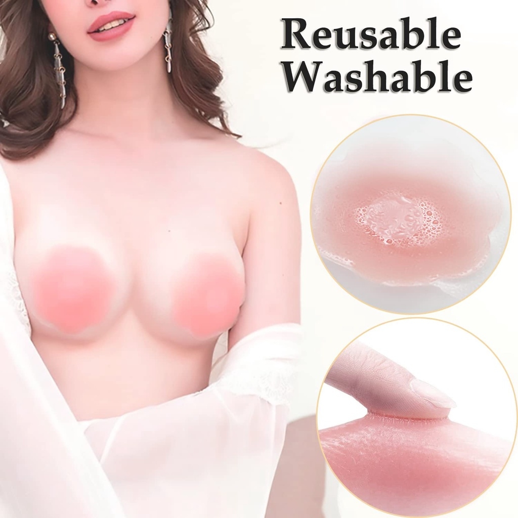 6/12 Stück unsichtbare selbstk – Push Up Bra Silicone Bewertung und Preis