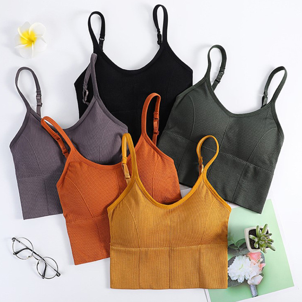 1 Stück kabelloser, nahtloser  – Sports Bra Racerback Bewertung und Preis